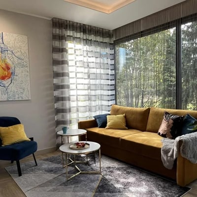 Location d’un appartement élégant de 3 pièces avec jardin privé, 54 m², Zwierzyniec, Cracovie, Pologne